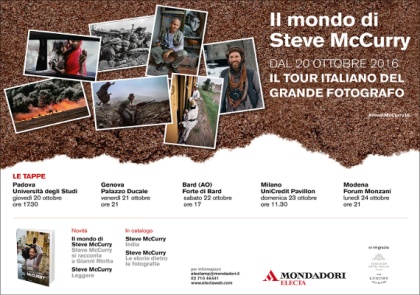 Steve McCurry fall tour 2016