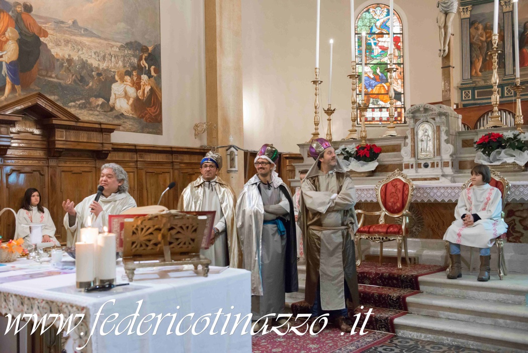 Rappresentazione vivente del Presepio nella Chiesa di Villa d'Adige, 